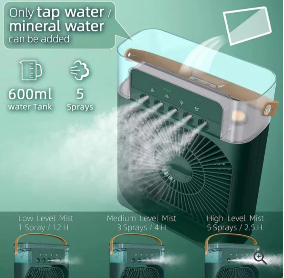 Portable Air Humidifier cooling fan