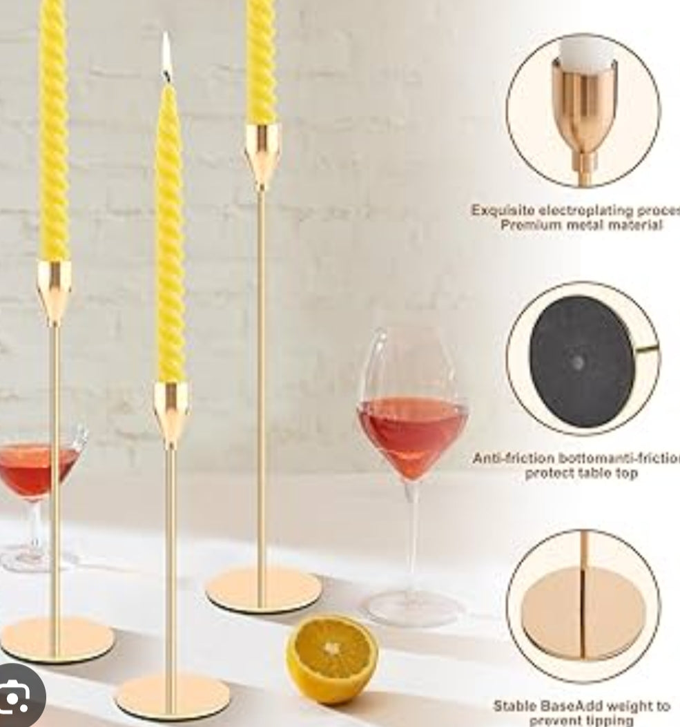 3 pcs candle holders