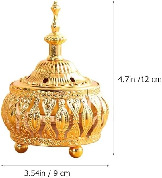 Arabian Incense Burner Metal Censer - Gold